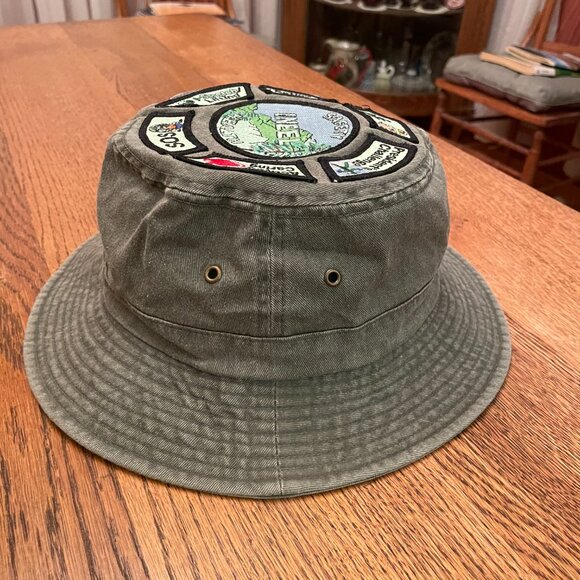 INEEL Idaho Nuclear Engineering and Environmental Laboratory Olive Bucket Hat - Picture 2 of 7